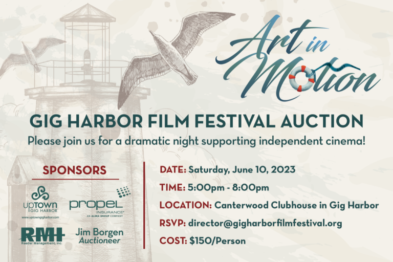 GHFF 2023 Fundraiser Gala Event Gig Harbor Film Festival